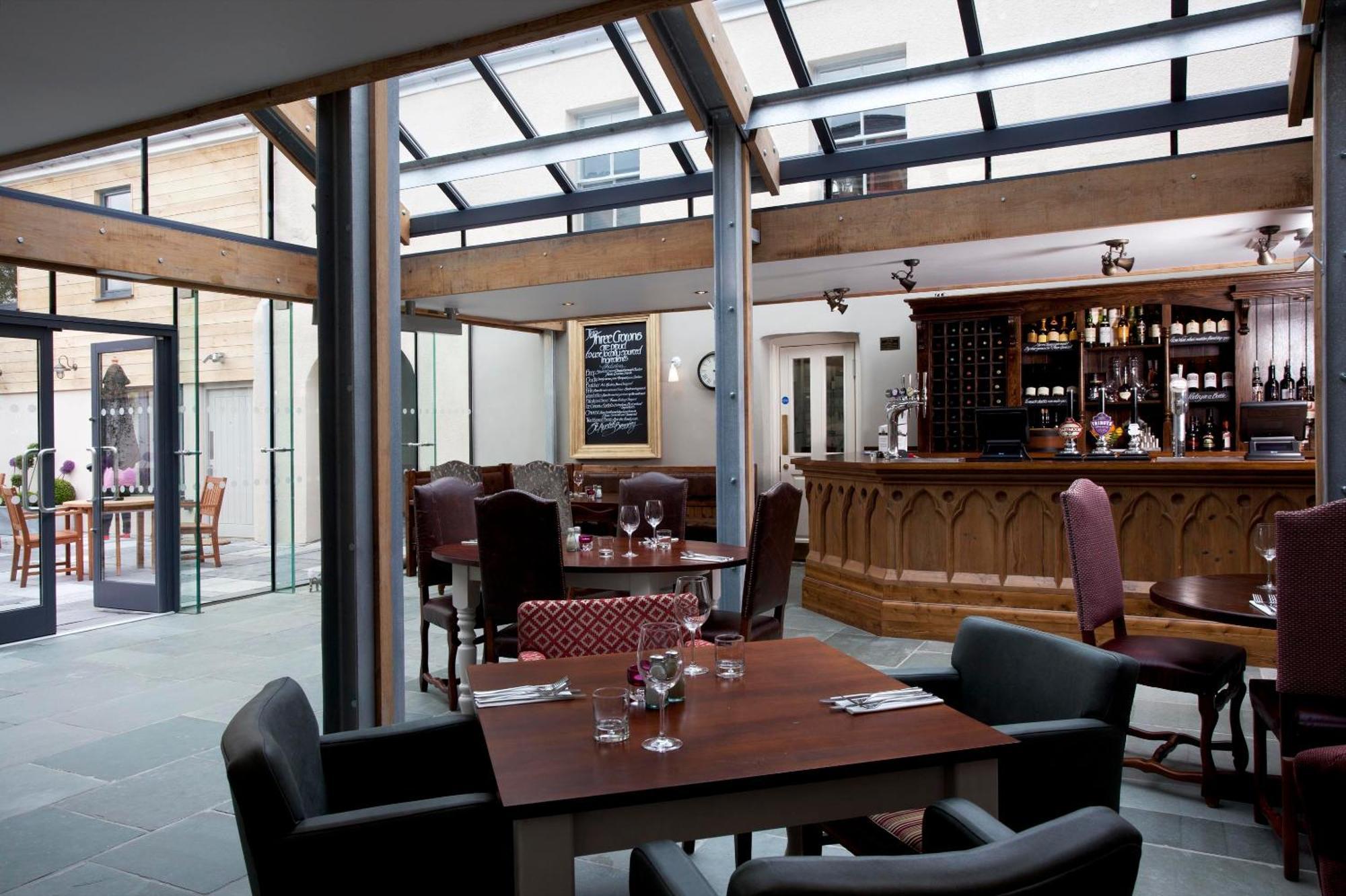 The Three Crowns Hotel Chagford Kültér fotó The restaurant at The Old parsonage